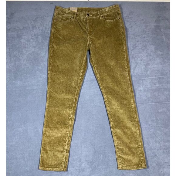 LEVI'S Womens 711 Skinny Corduroy Pants 32x30 Camel Mid Rise‎ Slim Fit Stretch - Picture 1 of 6